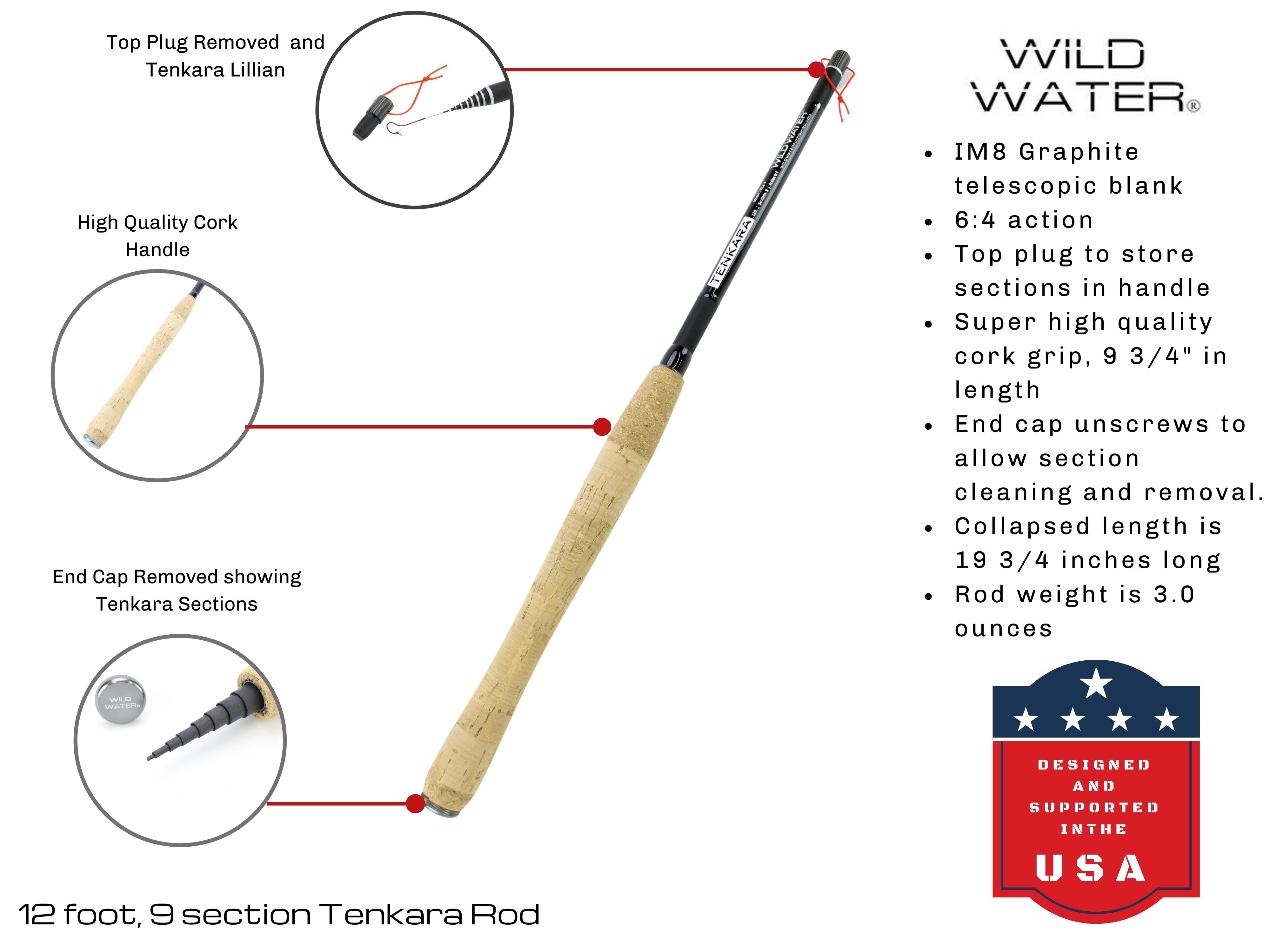 Wild Water Fly Fishing 12' Tenkara Rod