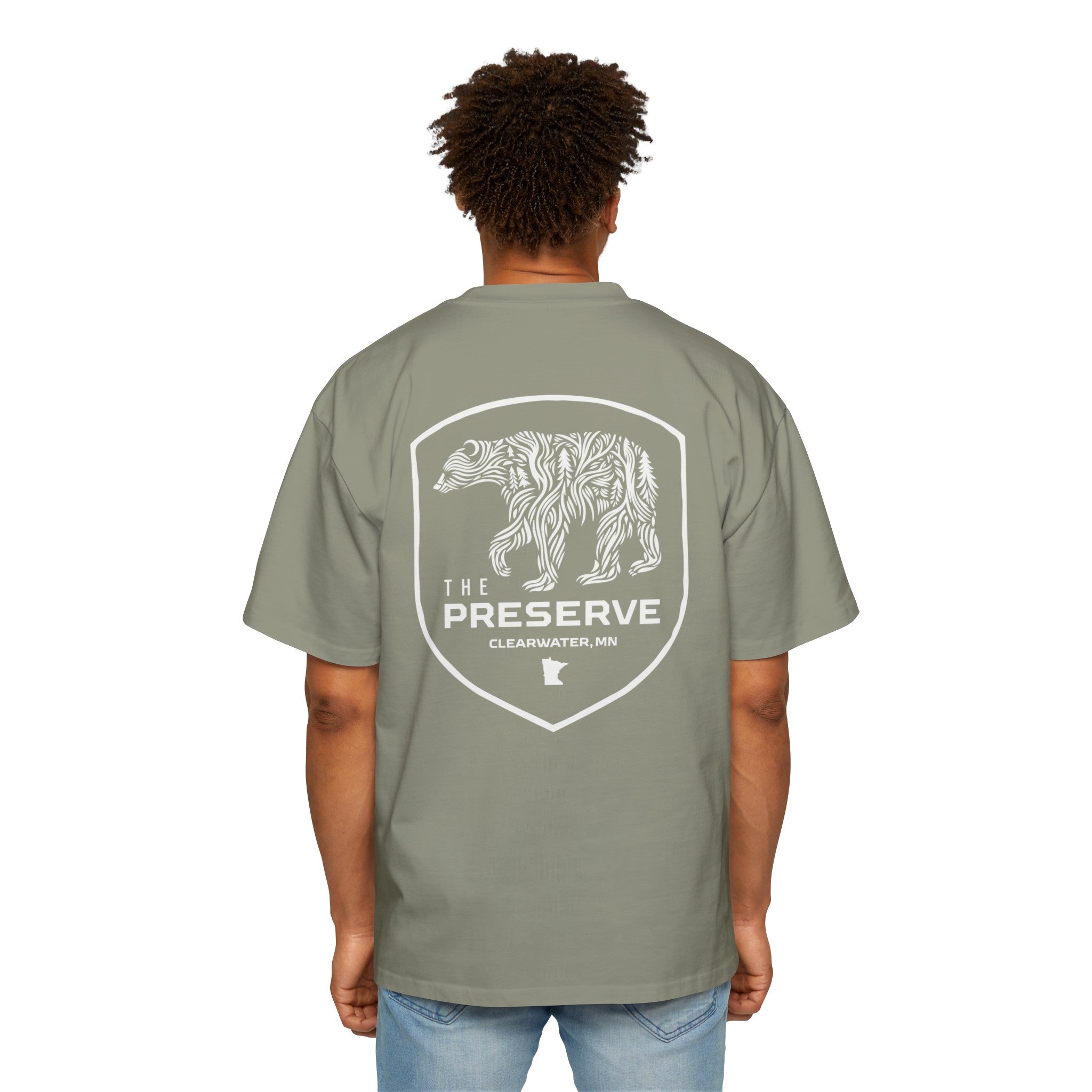 The Preserve Fundraiser Shield Heavy Oversized Tee V1