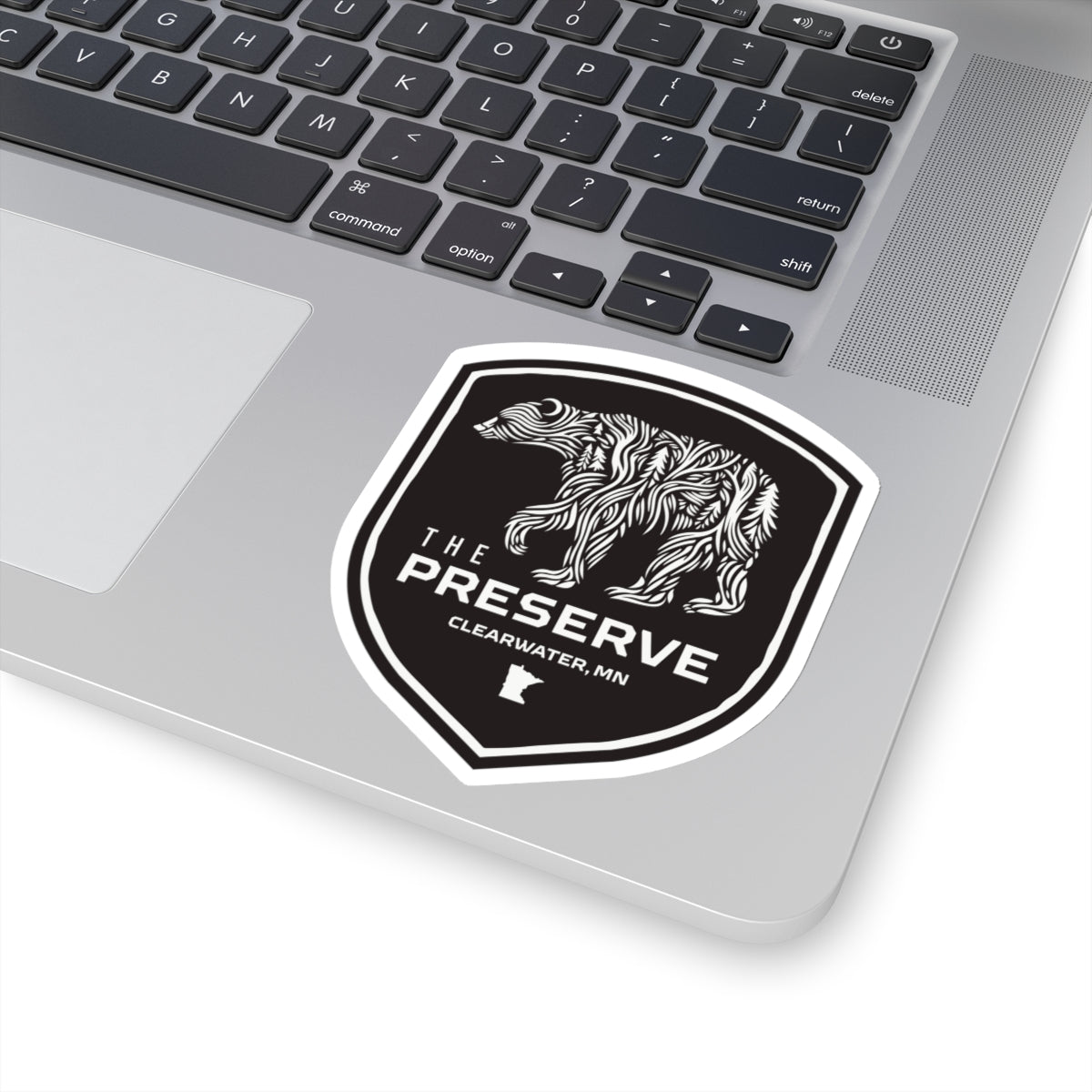 The Preserve Fundraiser Shield Kiss-Cut Stickers