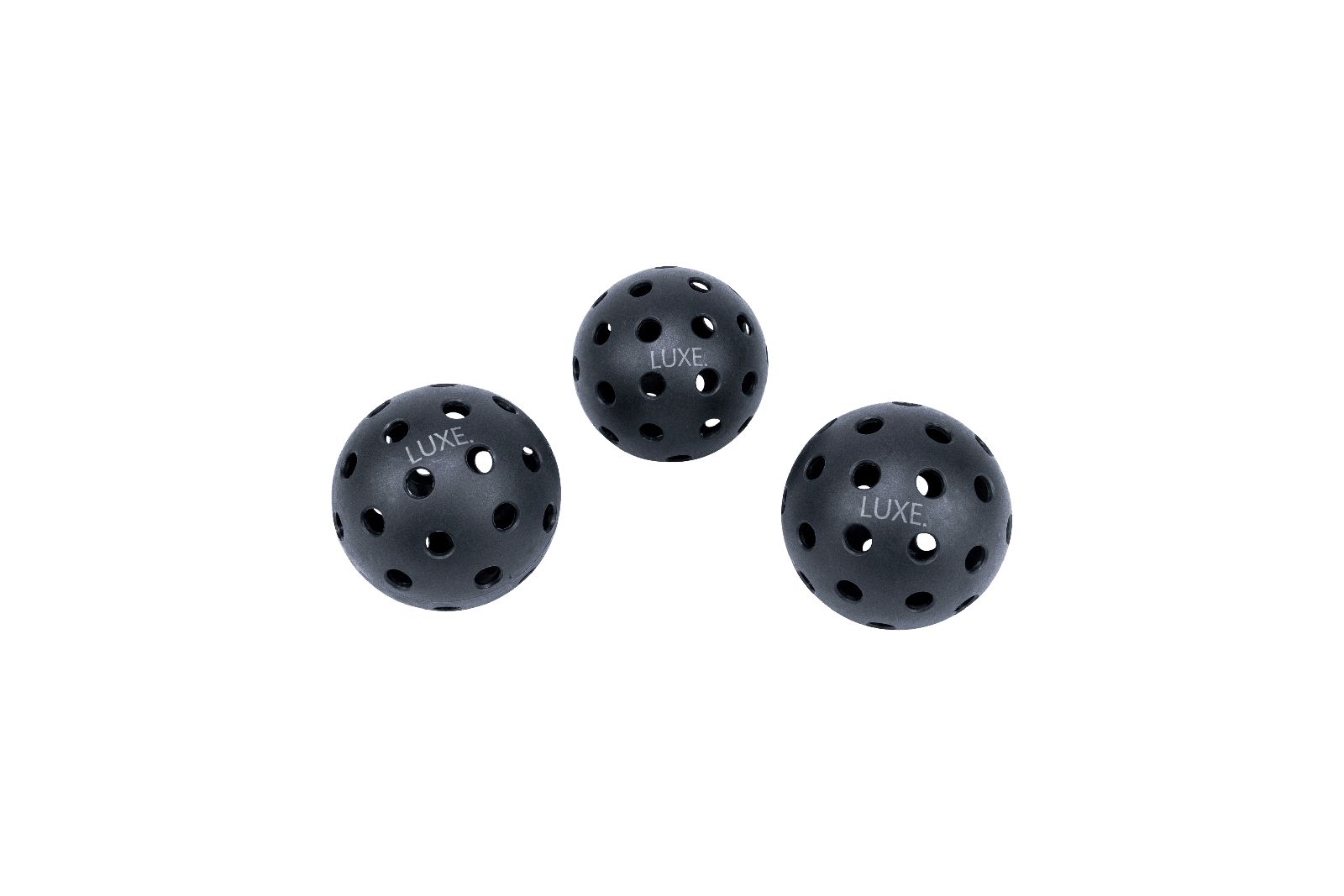 Black Pickleballs - Pack of 3