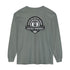 Gotta Go Gotta Throw Bar Stamp Unisex Garment-dyed Long Sleeve Disc Golf T-Shirt [AVAILABLE ONLINE ONLY]