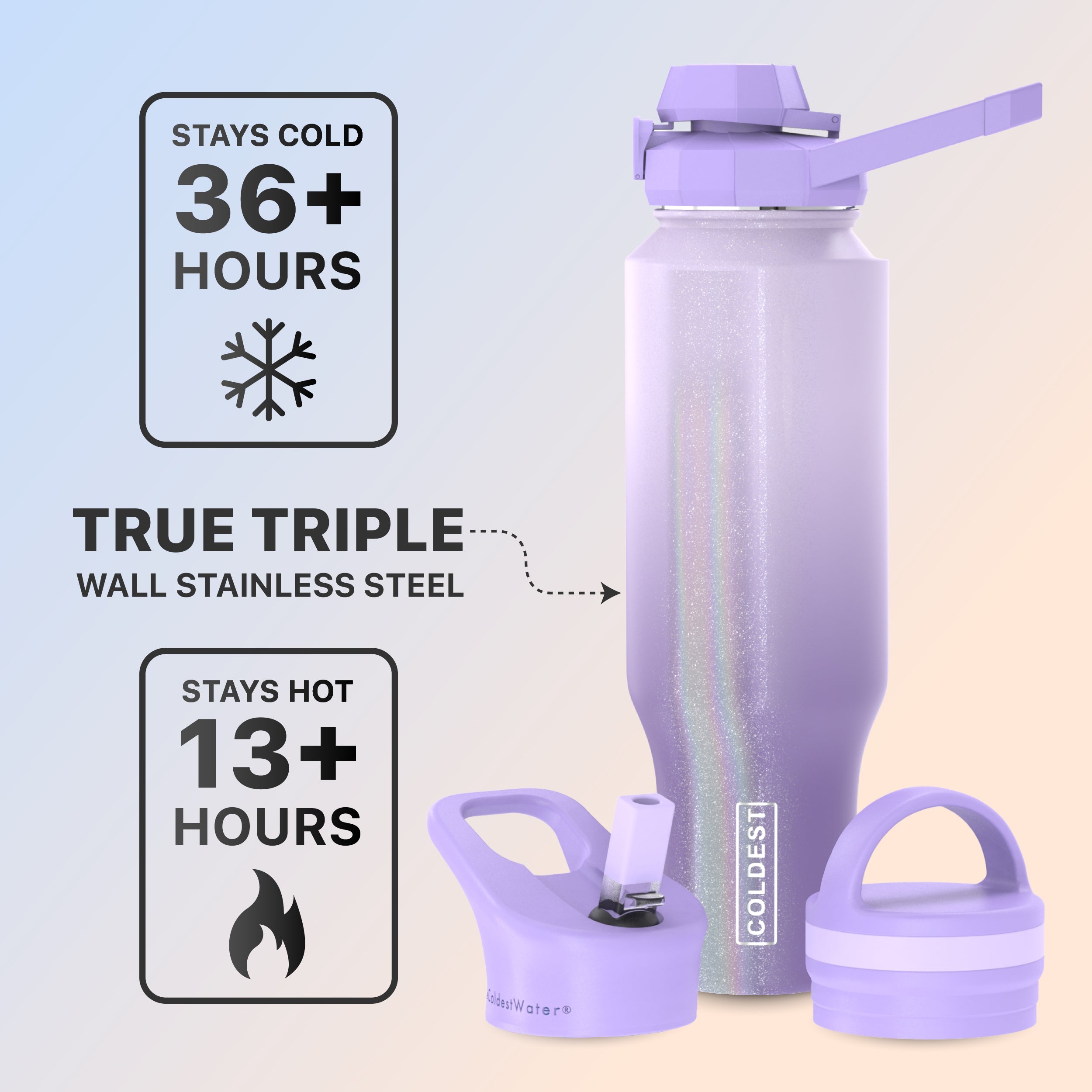 Coldest 46oz Universal Bottle