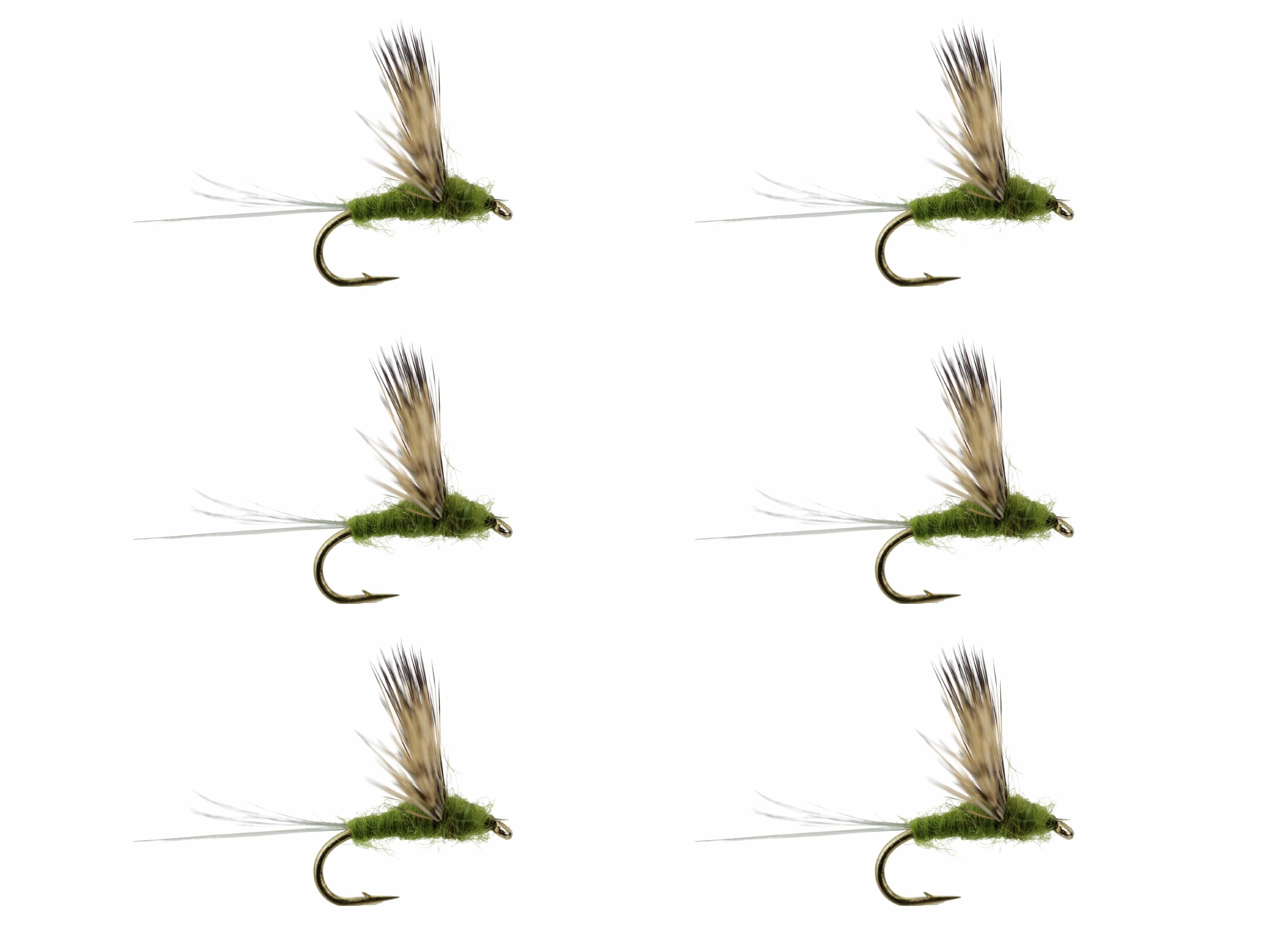 Wild Water Fly Fishing Baetis Comparadun, Size 16, Qty. 6