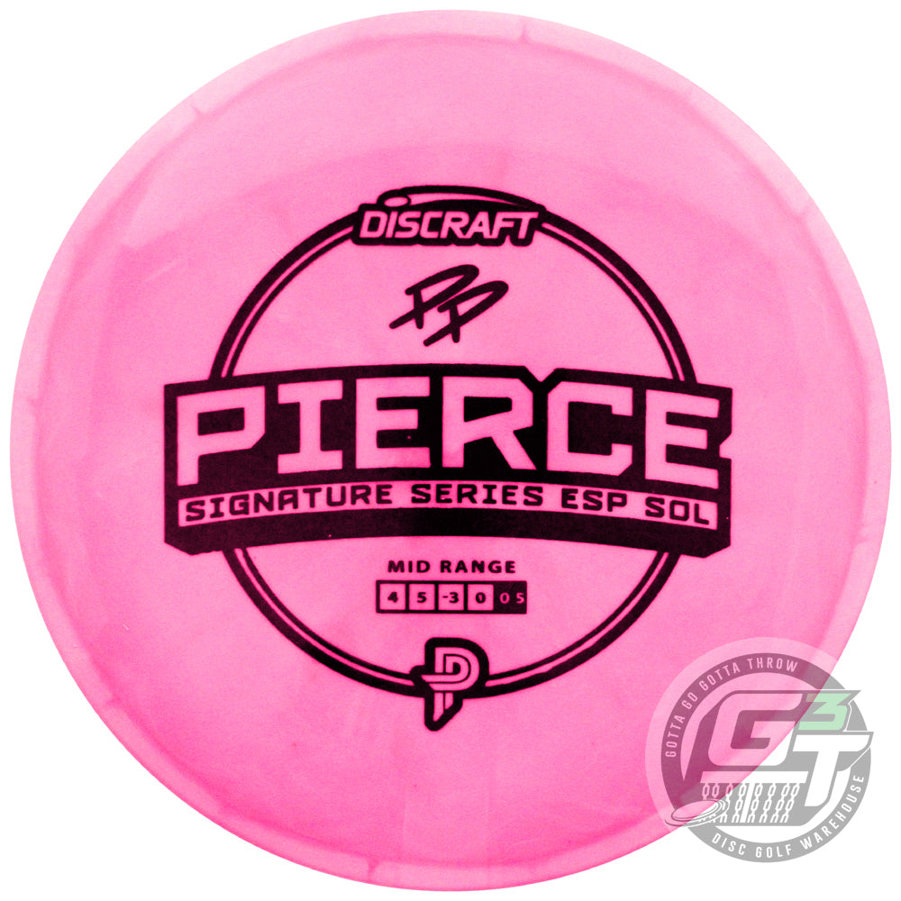 Discraft Limited Edition 2023 Signature Series Paige Pierce Swirl ESP Sol Midrange Golf Disc