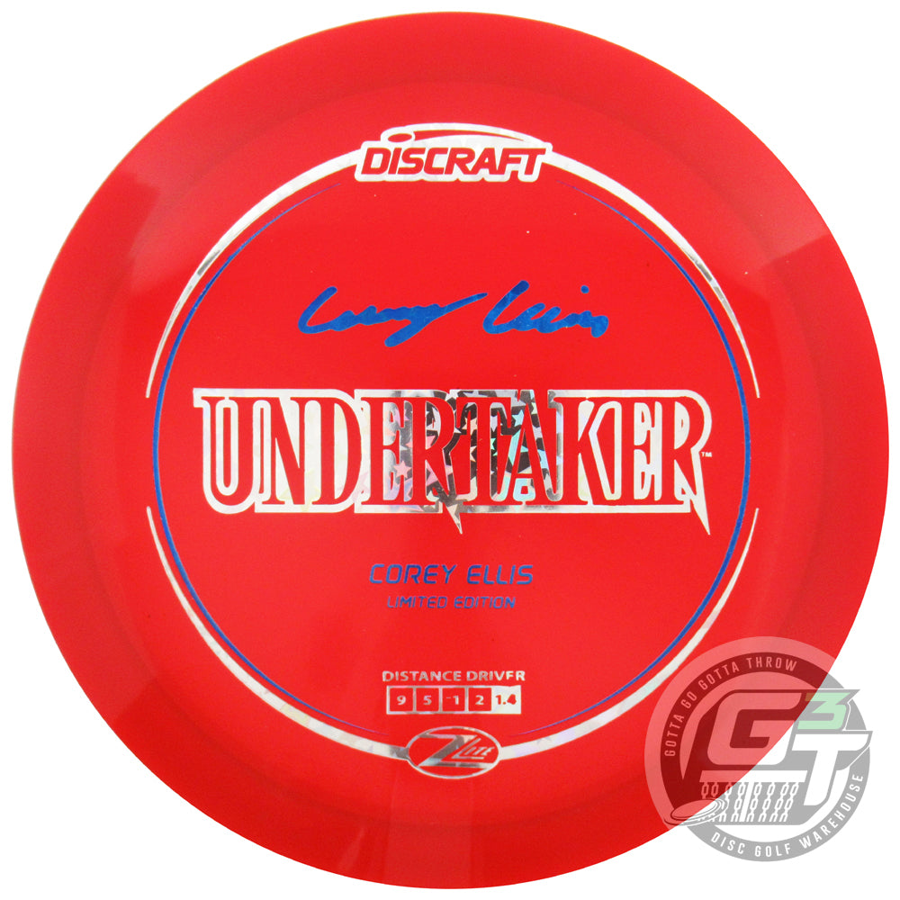 Discraft Limited Edition 2024 Elite Team Corey Ellis Z Lite Undertaker Distance Driver Golf Disc