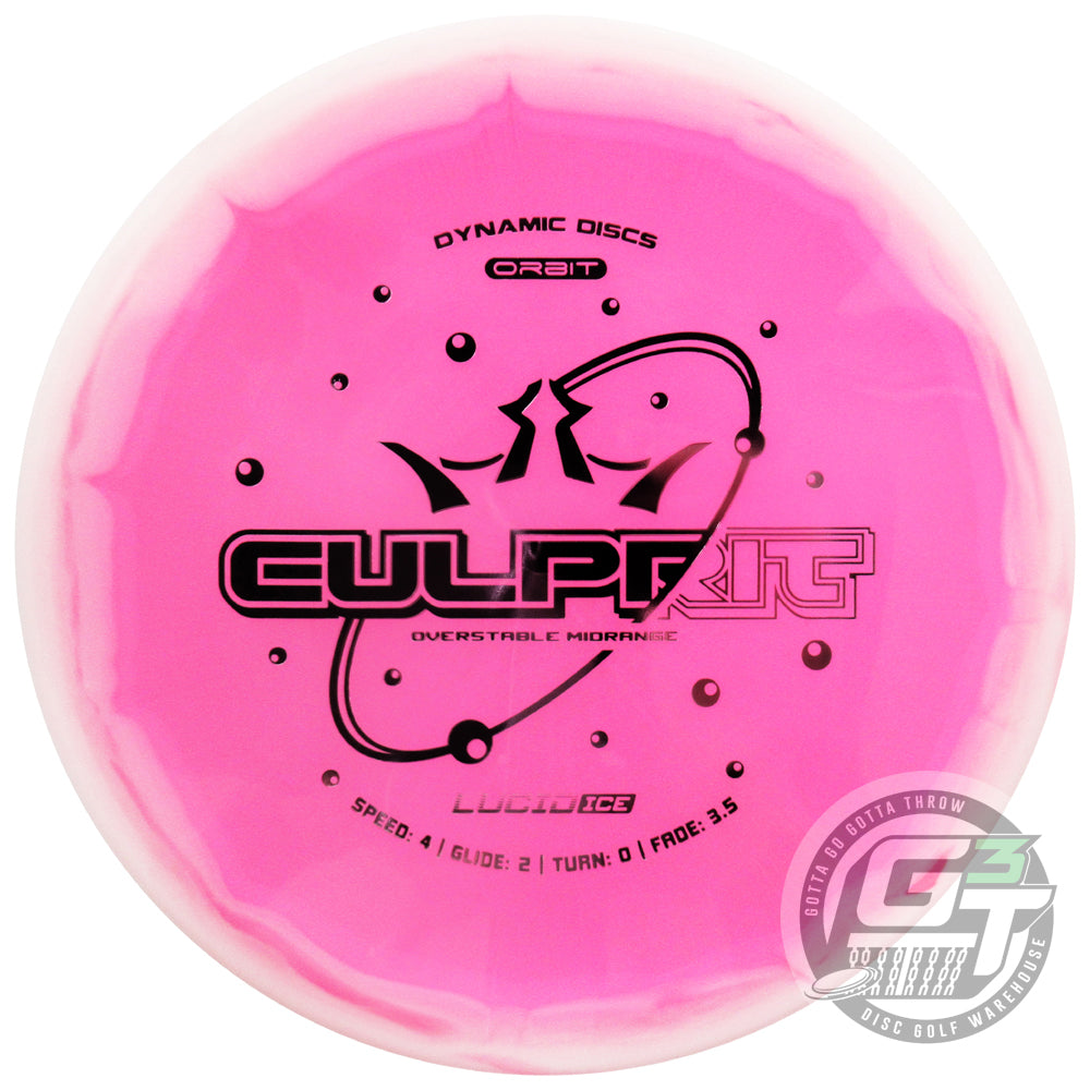 Dynamic Discs Lucid Ice Orbit Culprit Midrange Golf Disc