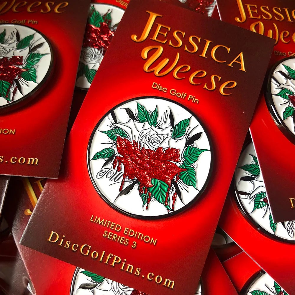 Disc Golf Pins Jessica Weese Series 3 Enamel Disc Golf Pin