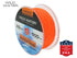 Wild Water Fly Fishing Braided Dacron Backing Spool, 20# 500 yards, Bright Orange