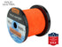 Wild Water Fly Fishing Braided Dacron Backing Spool, 30# 500 yards, Bright Orange