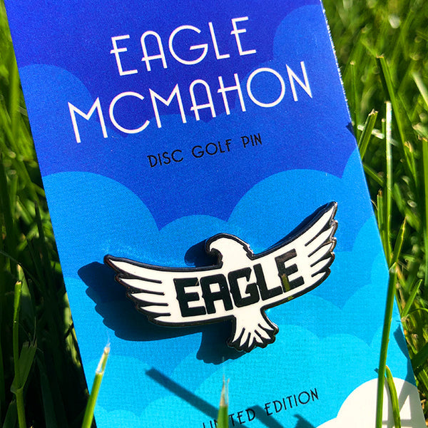 Eagle McMahon Logo Disc Golf Pin