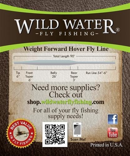 Wild Water Fly Fishing Weight Forward 7 Hover Fly Line