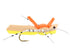 Wild Water Fly Fishing Foam Tan and Yellow Hopper, Size 10, Qty. 6