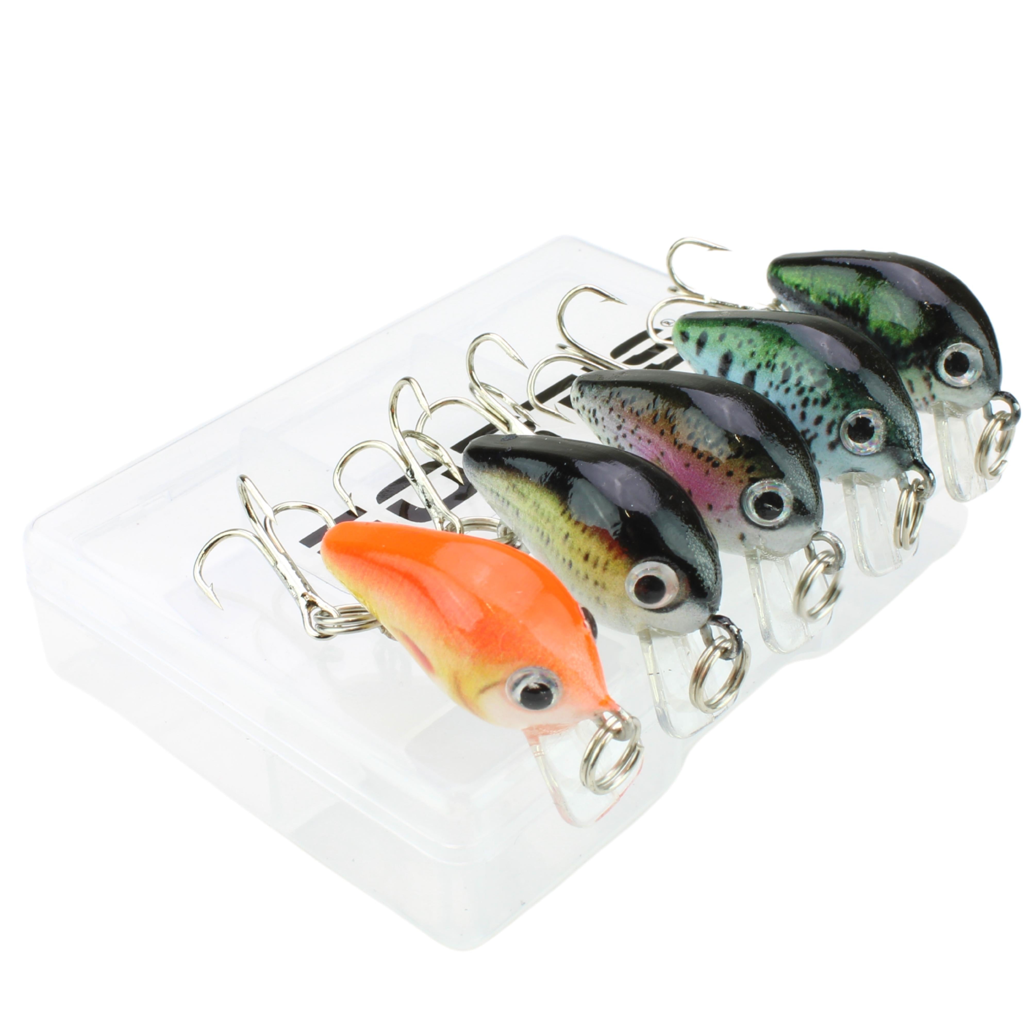 Fortis Mini Crankbait Assortment 3 with 5 Mini Crankbait Lures