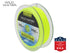 Wild Water Fly Fishing Braided Gel Spun Backing Spool, 30# 300 yards, Bright Yellow