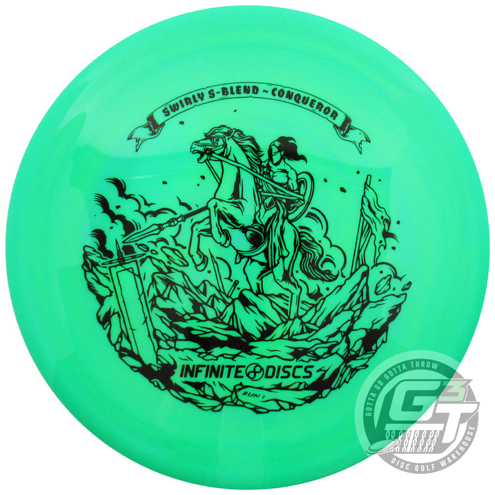 Infinite Discs Swirly S-Blend Conqueror Distance Driver Golf Disc