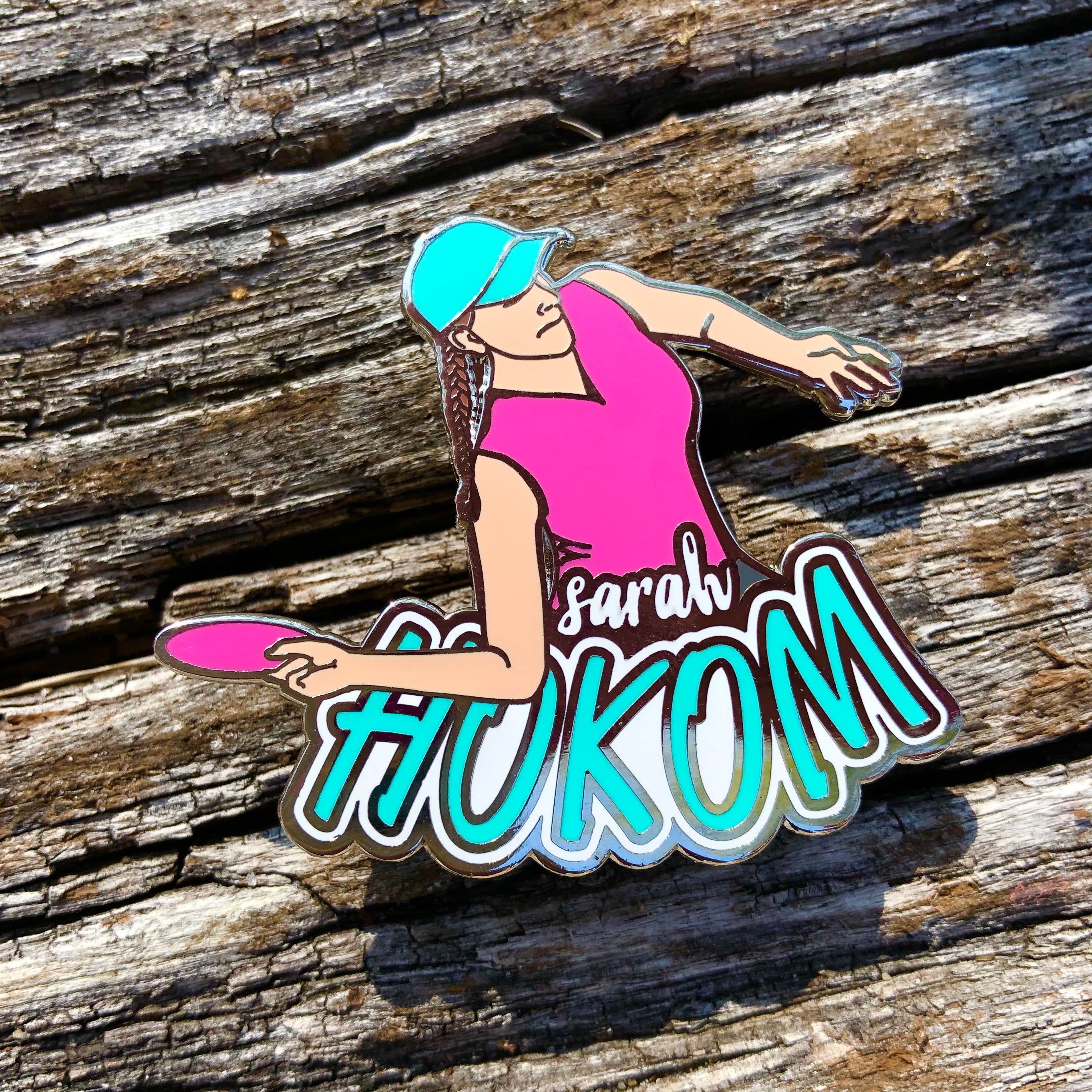 Sarah Hokom Disc Golf Pin - Series 1