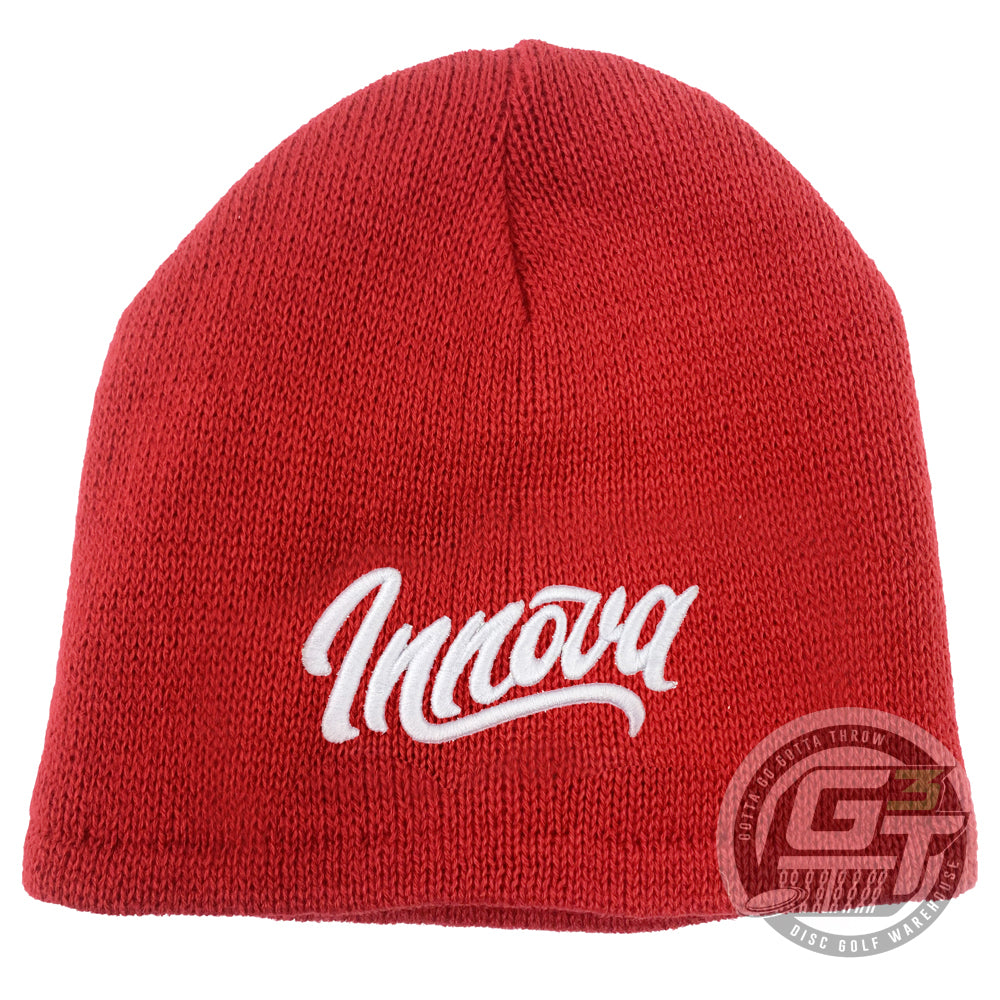 Innova Flow Logo Fleece Lined Knit Beanie Winter Disc Golf Hat