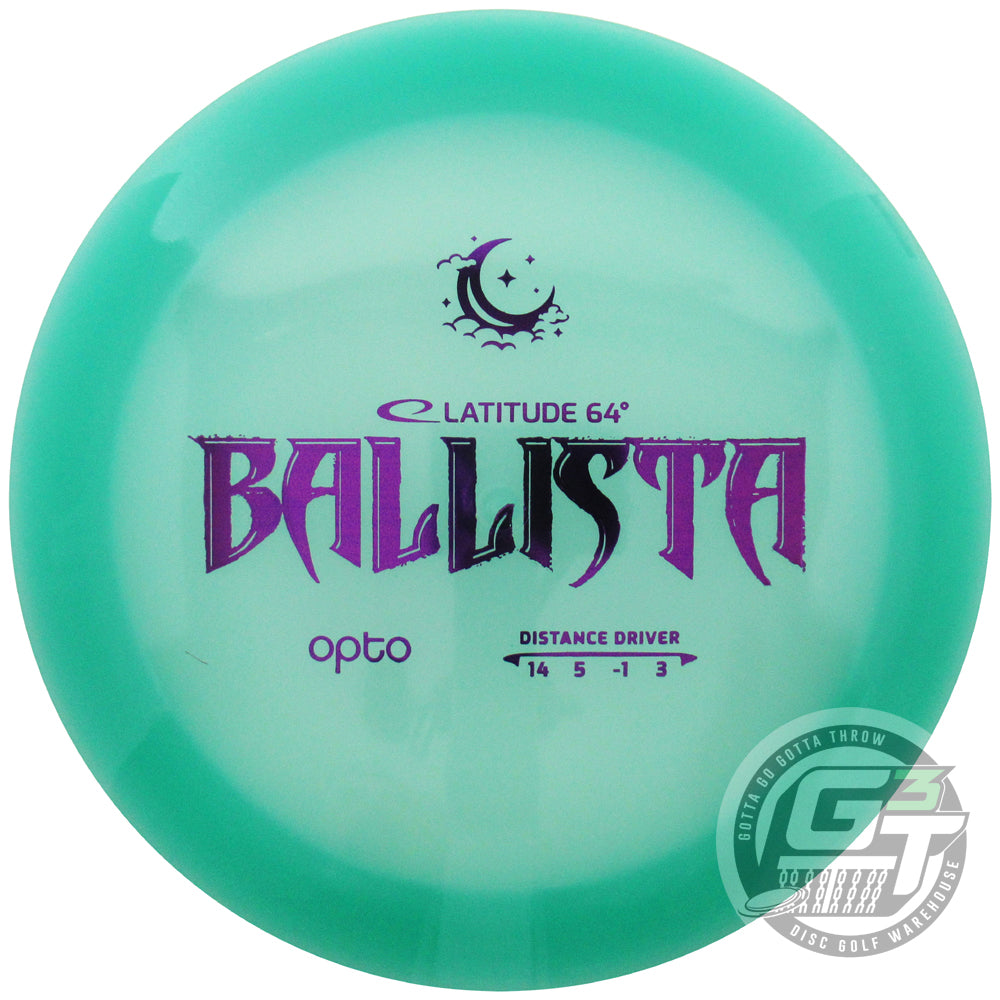 Latitude 64 Moonshine Glow Opto Ballista Distance Driver Golf Disc