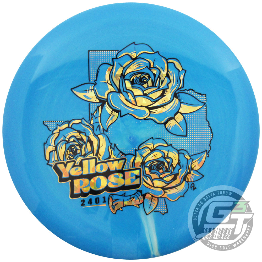 Lone Star Artist Series Alpha Yellow Rose Putter Golf Disc