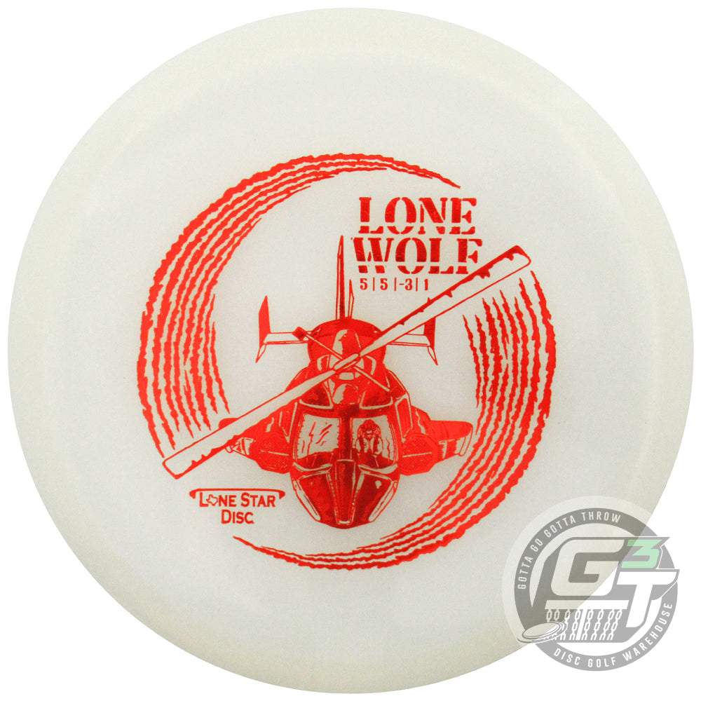 Lone Star Artist Series Glow Alpha Lone Wolf Midrange Golf Disc