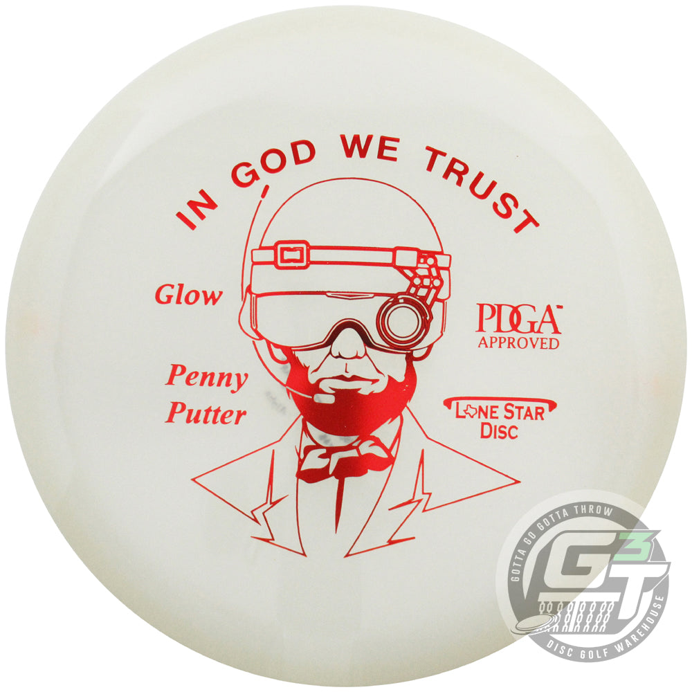 Lone Star Artist Series Glow Alpha Penny Putter Golf Disc