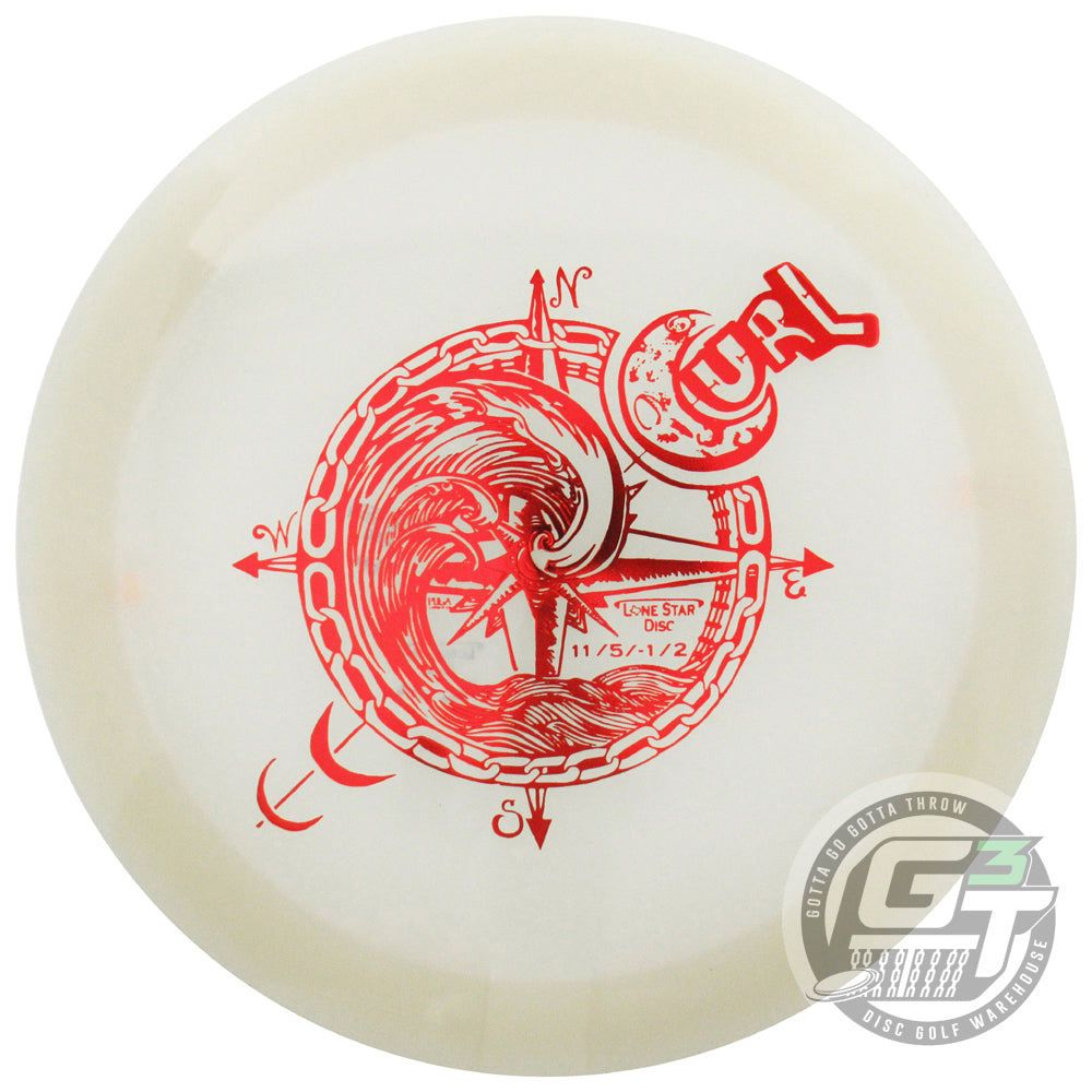 Lone Star Artist Series Glow Bravo Curl Distance Driver Golf Disc