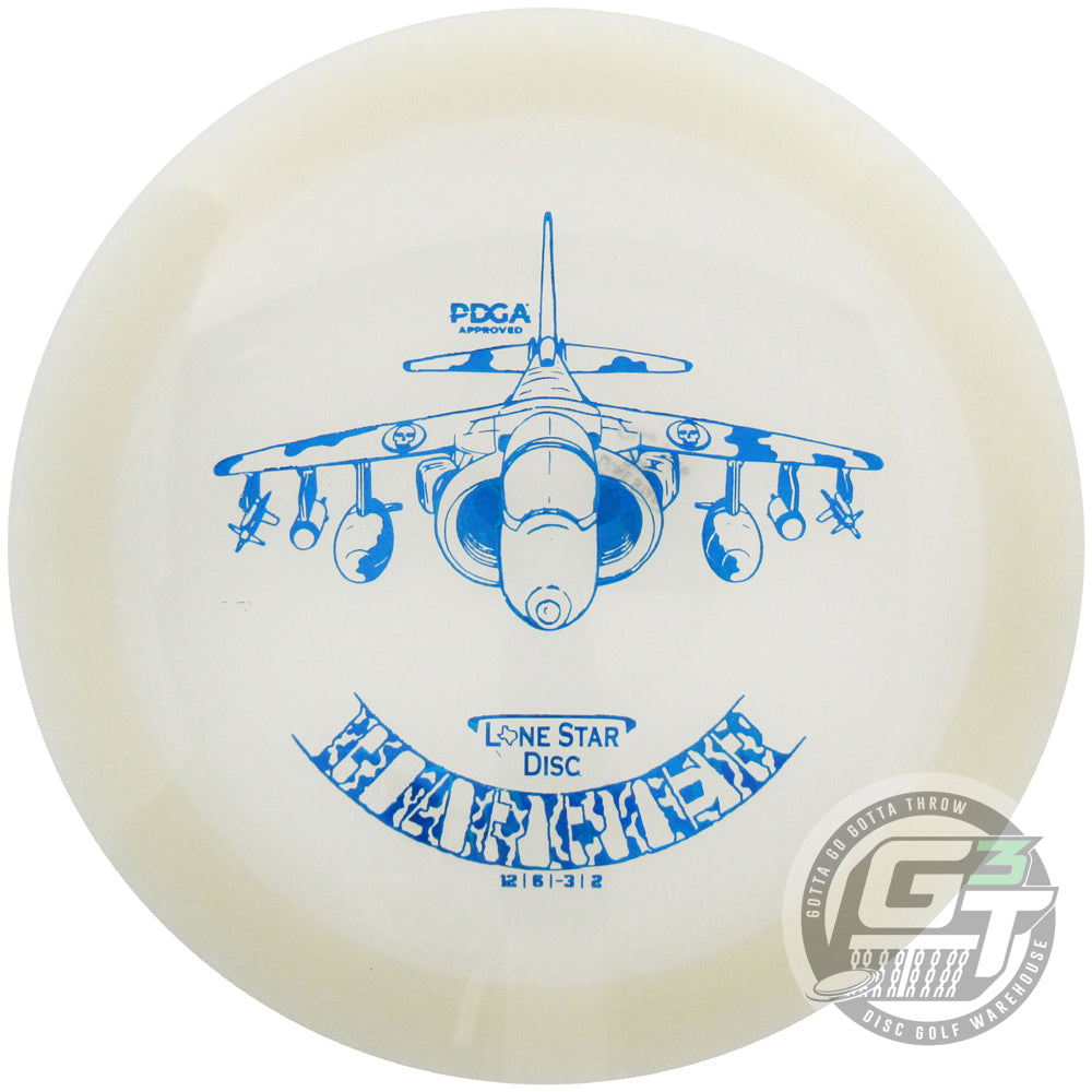 Lone Star Artist Series Glow Bravo Harrier Distance Driver Golf Disc