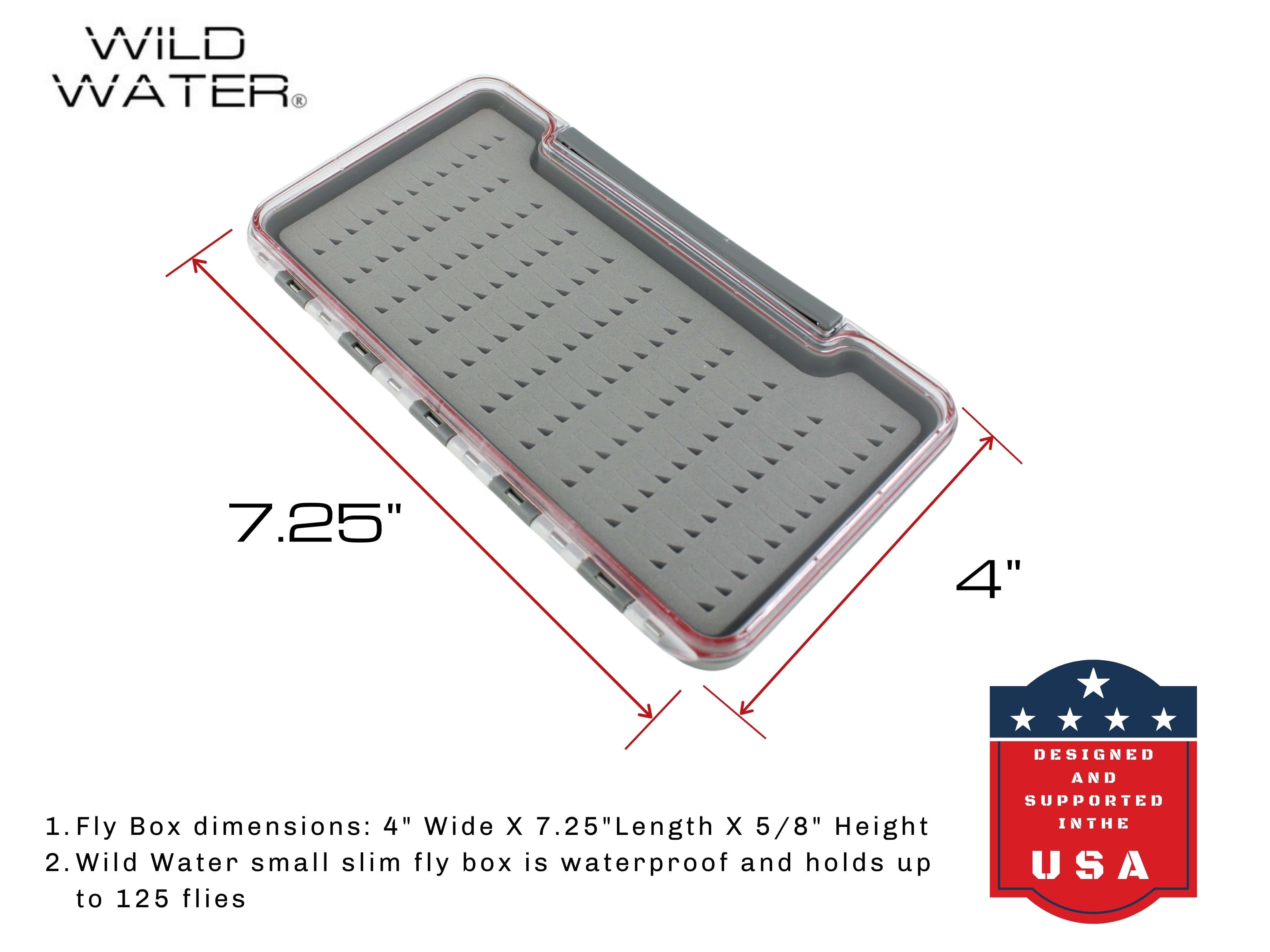 Wild Water Fly Fishing Large Thin Foam Insert Fly Box