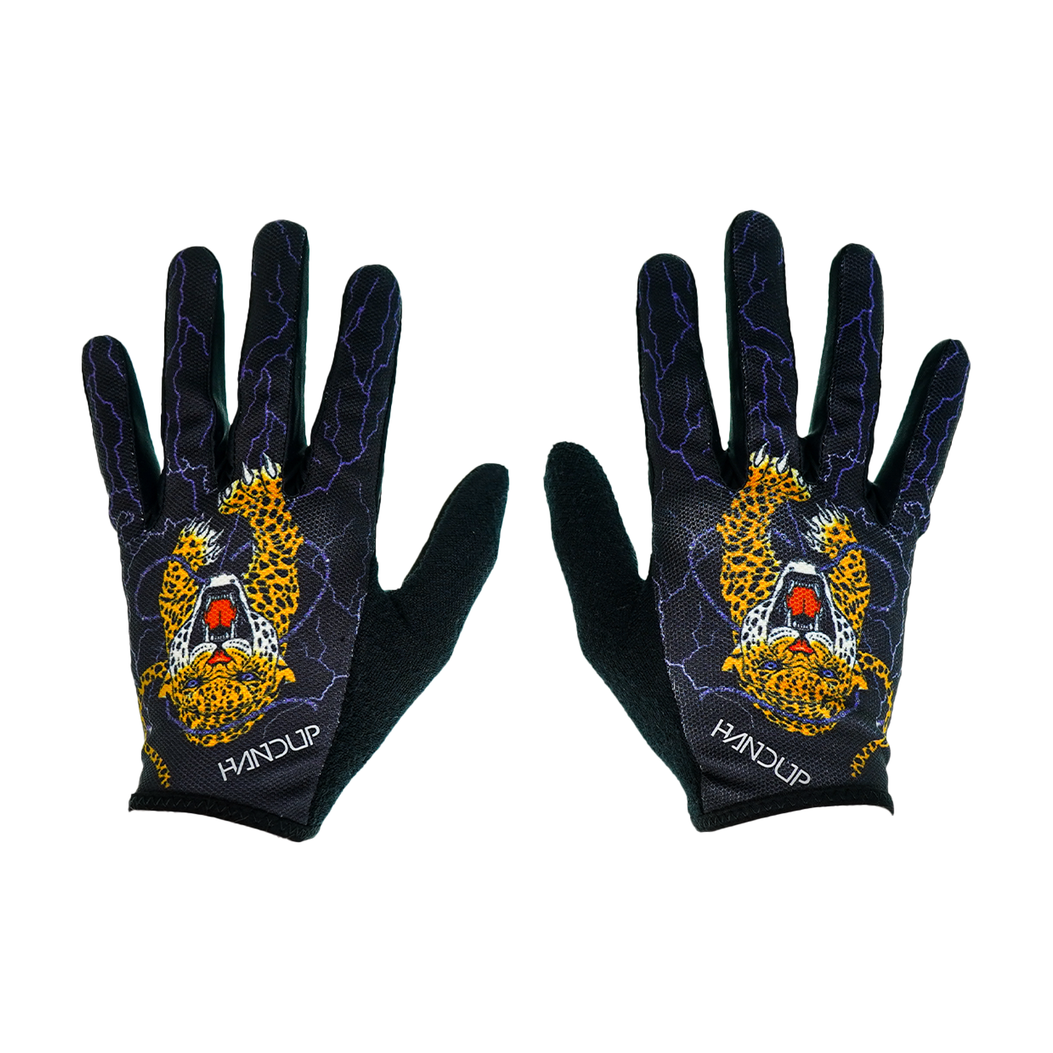 Gloves - Lightning Leopard