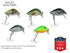 Fortis Mini Crankbait Assortment 1 with 5 Mini Crankbait Lures