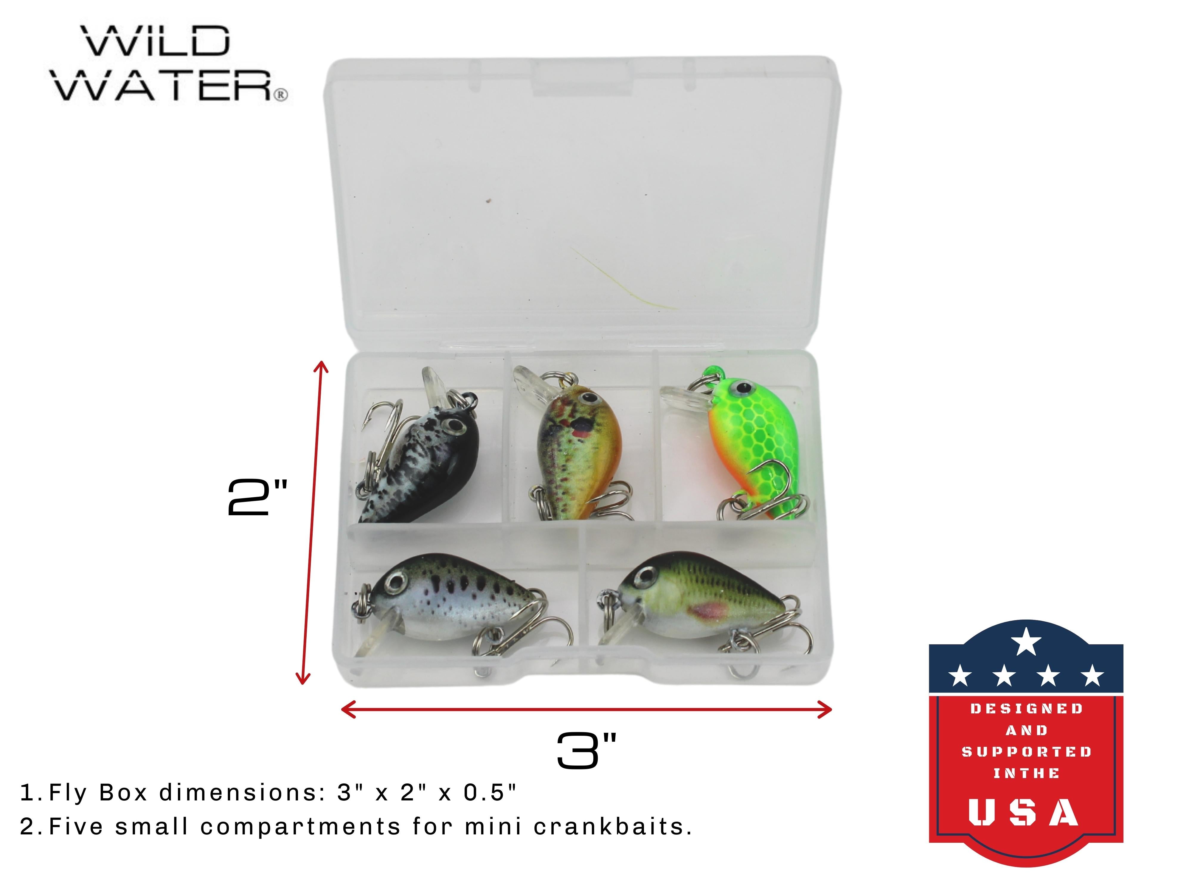 Fortis Mini Crankbait Assortment 1 with 5 Mini Crankbait Lures