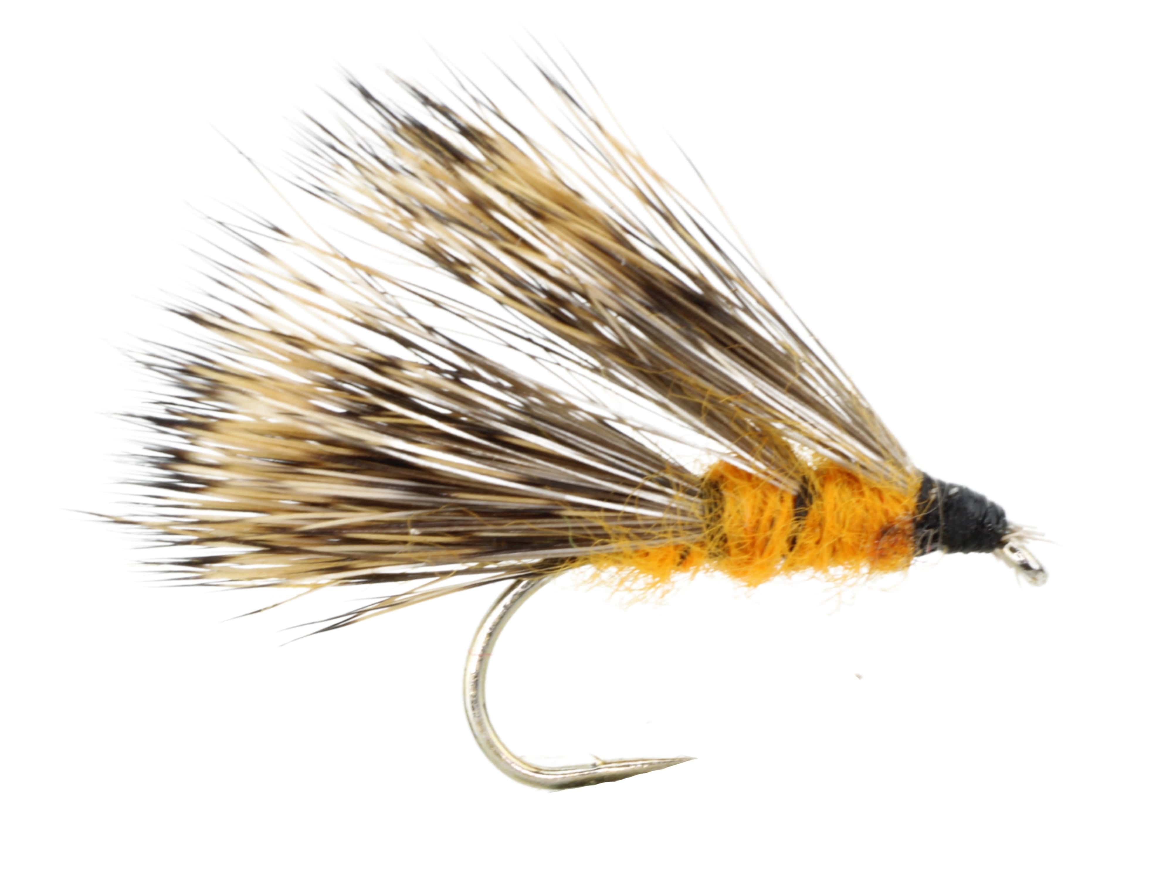 Wild Water Fly Fishing Fly Tying Material Kit, Orange Sedge Hog