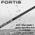 Fortis 5' Ultra Light Action 2 Piece Spinning Rod