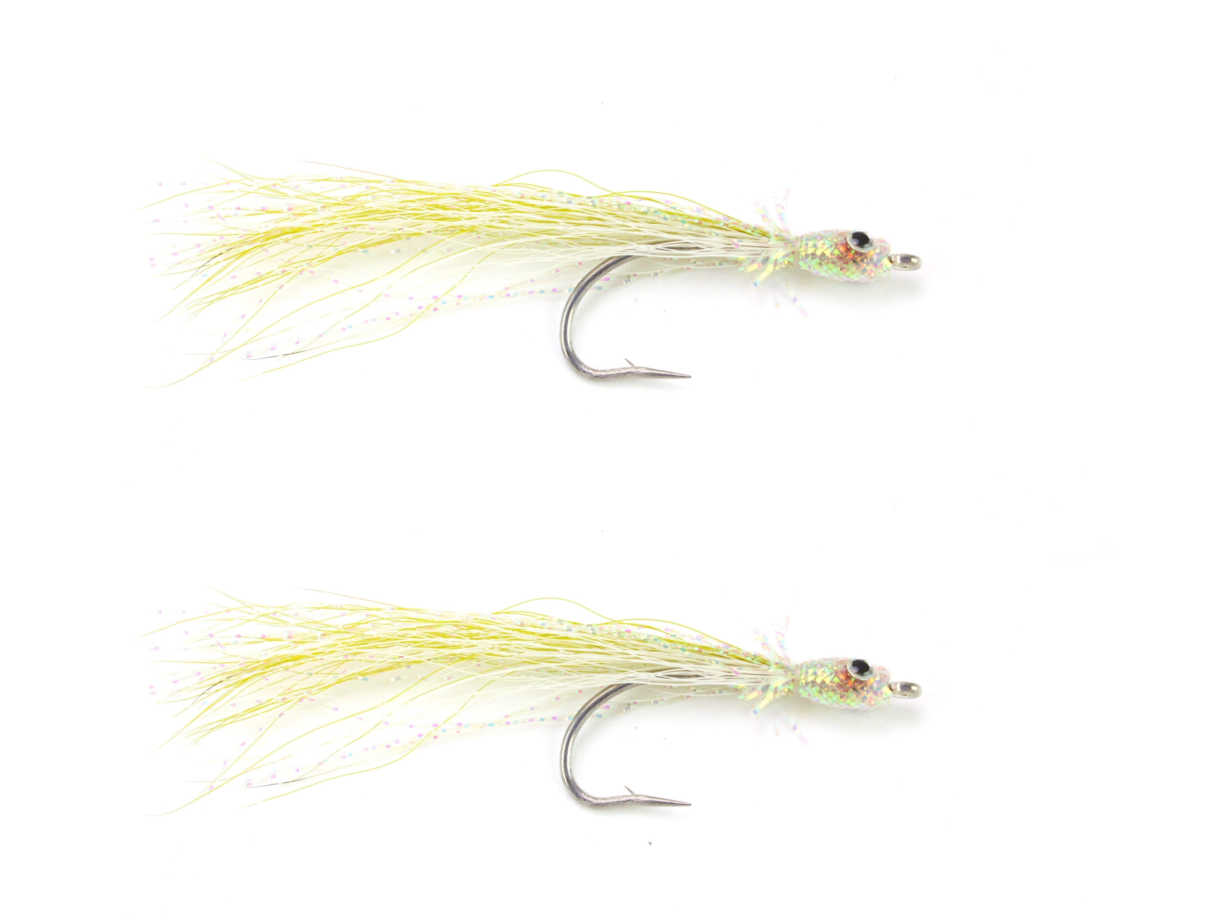 Wild Water Fly Fishing Green Short Tail Eel, Size 1/0, Qty. 3