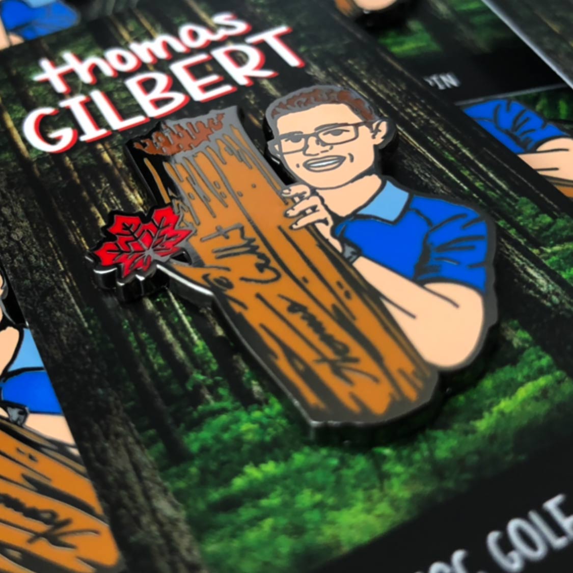 Thomas Gilbert Disc Golf Pin - Series 1