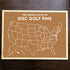 United States of Disc Golf Pins - Custom Corkboard