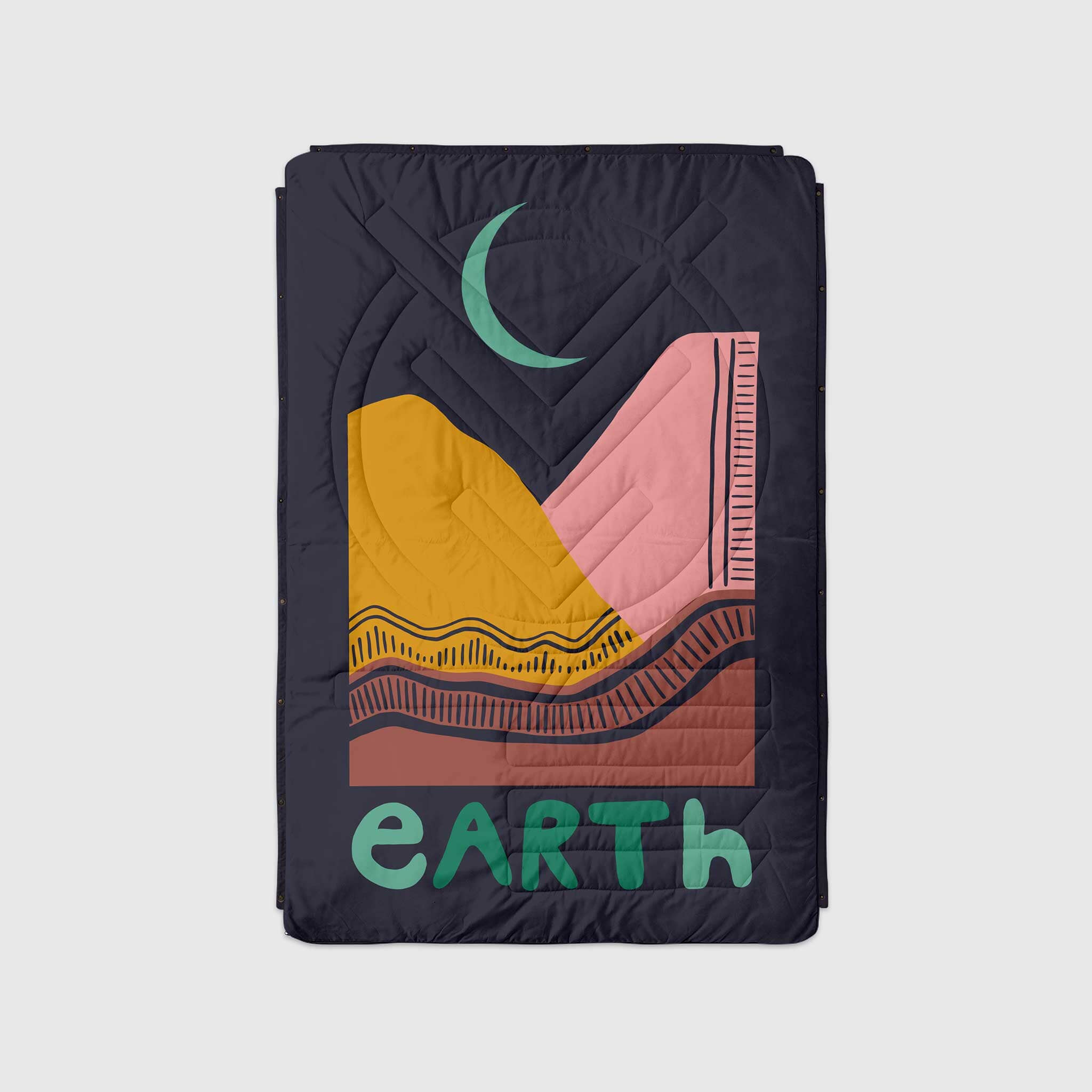 VOITED Recycled Ripstop Outdoor Camping Blanket - Earth