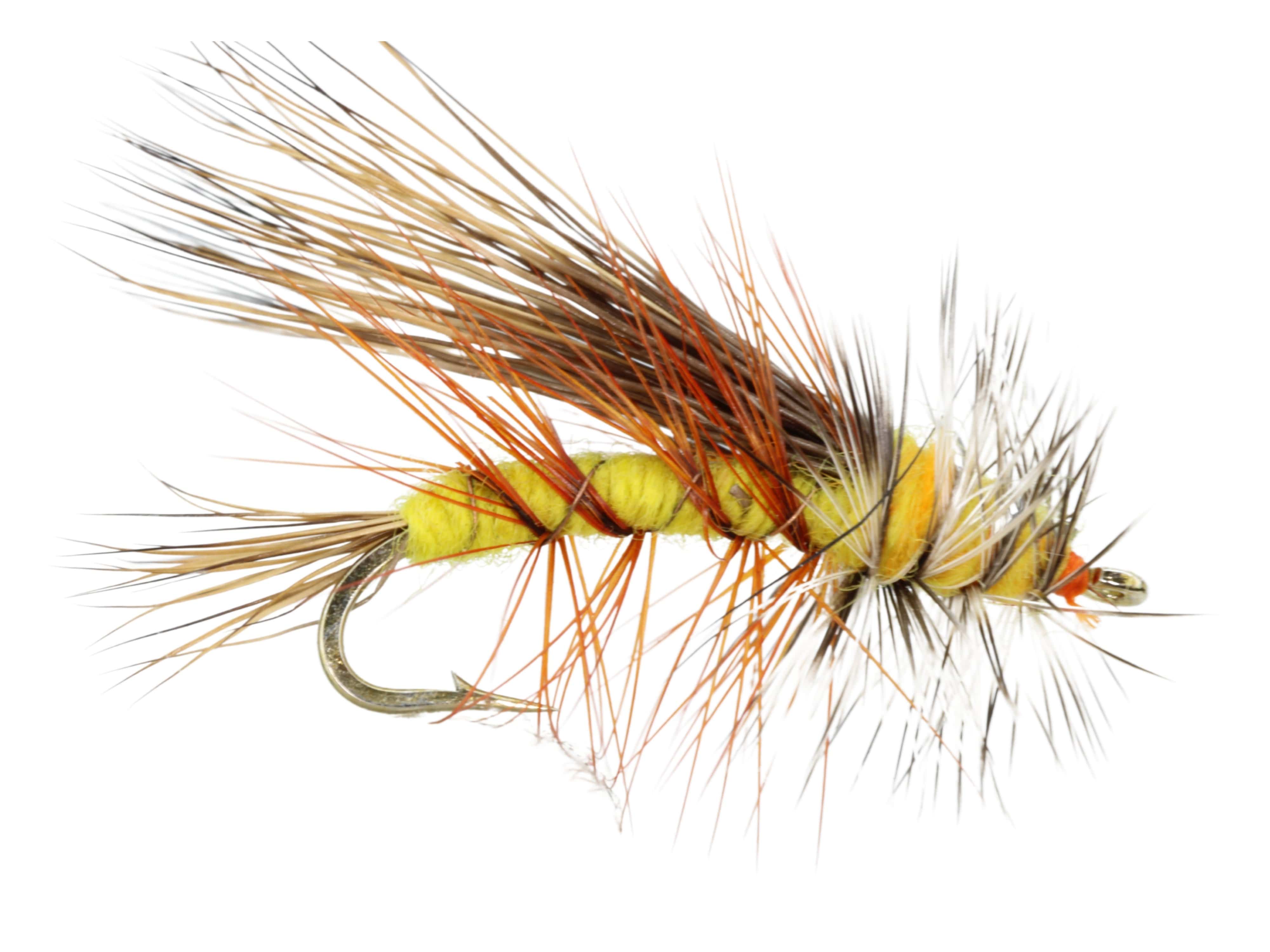 Wild Water Fly Fishing Yellow Stimulator, Size 12, Qty. 6