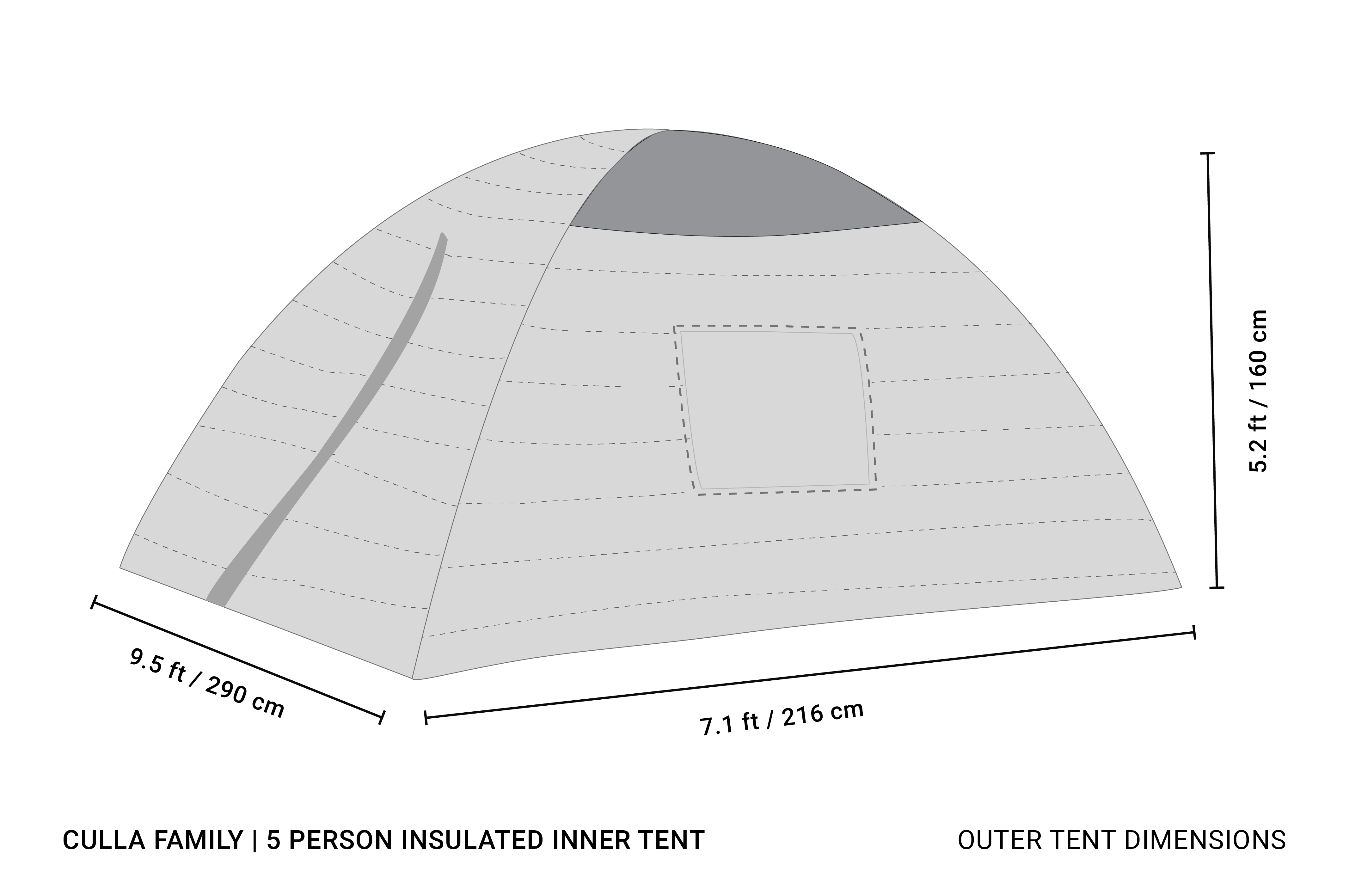 CULLA FAMILY | 5 PERSON INSULATED INNER TENT