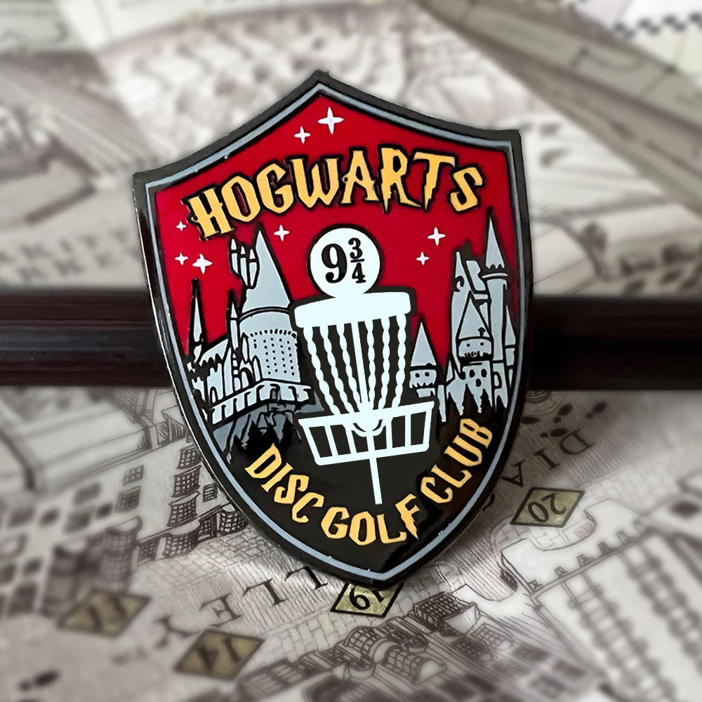 Hogwarts Disc Golf Club Pin