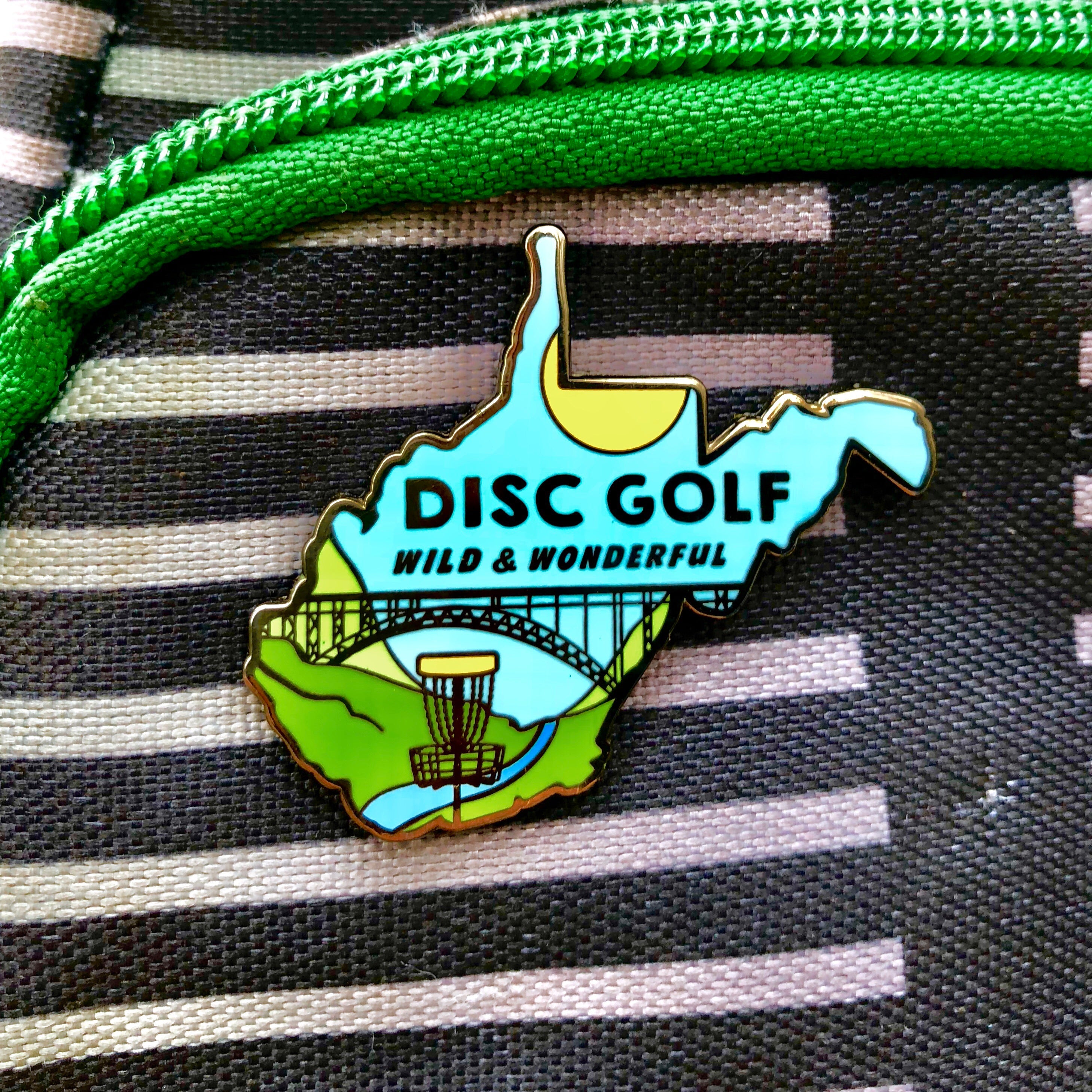 West Virginia Disc Golf Pin