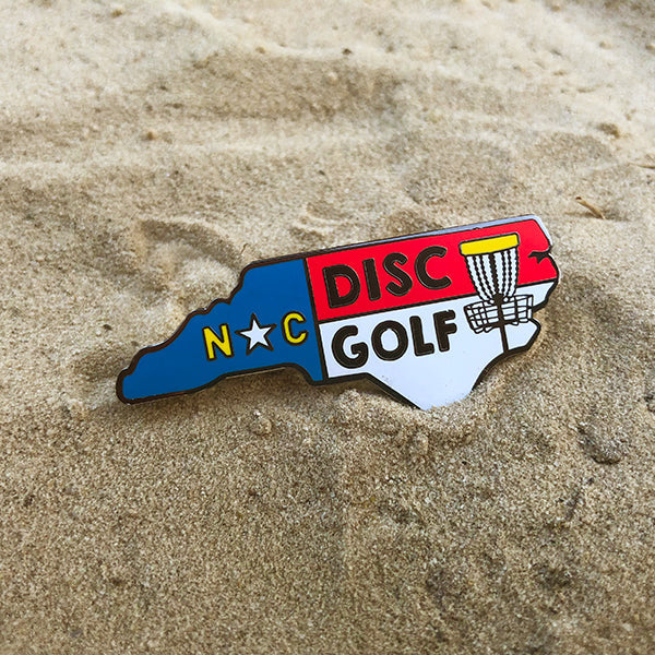 North Carolina Disc Golf Pin