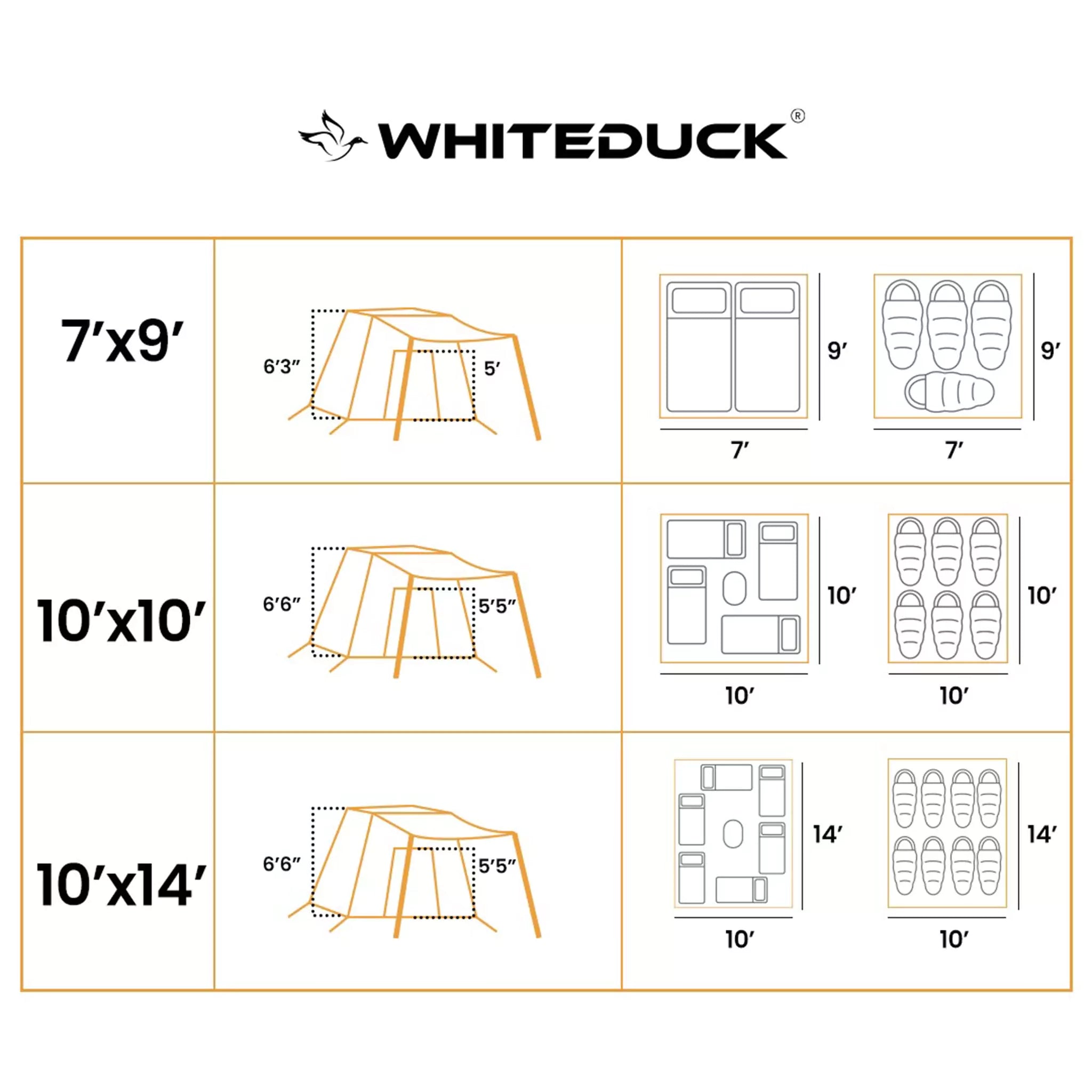 10’x14' Prota Canvas Tent