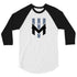 Wind Chill White 3/4 Sleeve Raglan Shirt