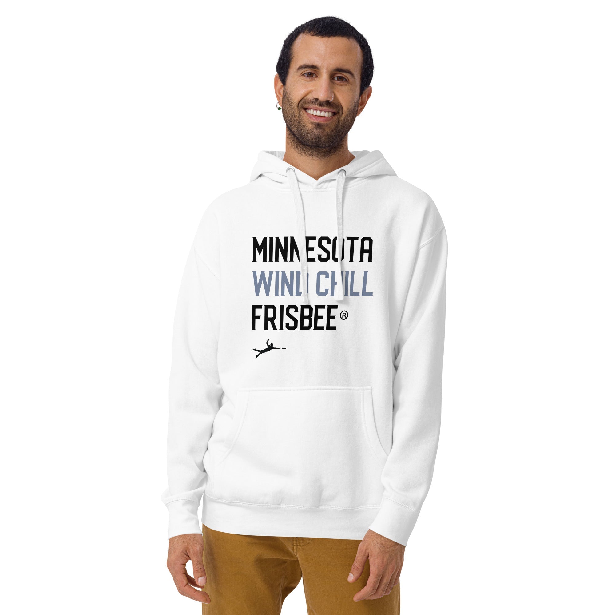 Wind Chill White Frisbee® Hoodie