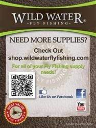 Wild Water Fly Fishing 12' Tapered Monofilament Leader 6X, 6 Pack