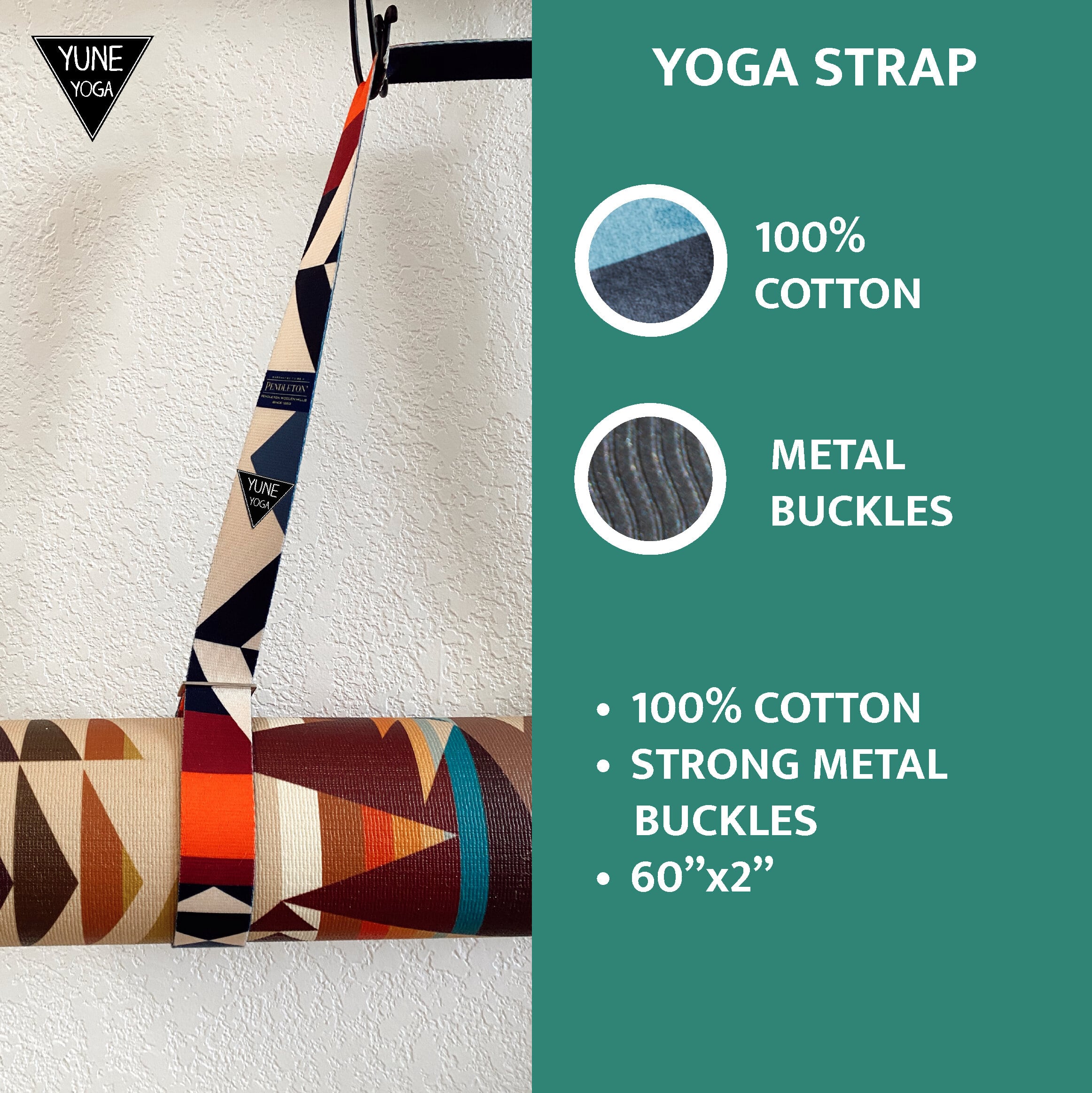 Yoga Strap Pendleton White Sands