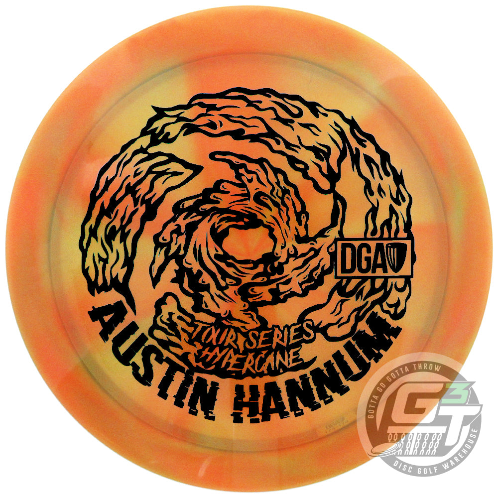 DGA Limited Edition 2023 Austin Hannum Tour Series Swirl  Hypercane Distance Driver Golf Disc