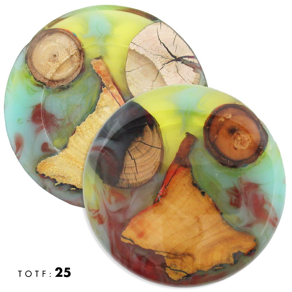 Treasures of the Forest Wood & Resin Mini Marker Disc