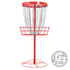 Axiom Discs Basket Red Axiom Pro 24-Chain Disc Golf Basket